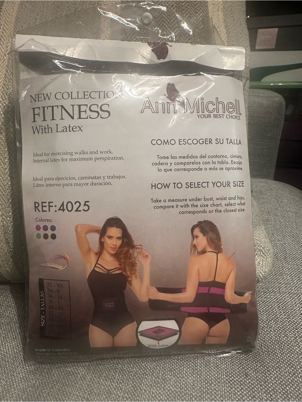 Colombian Prime Ann Michell Black Patch with Pink Logo Accent - Picture 4 of 4